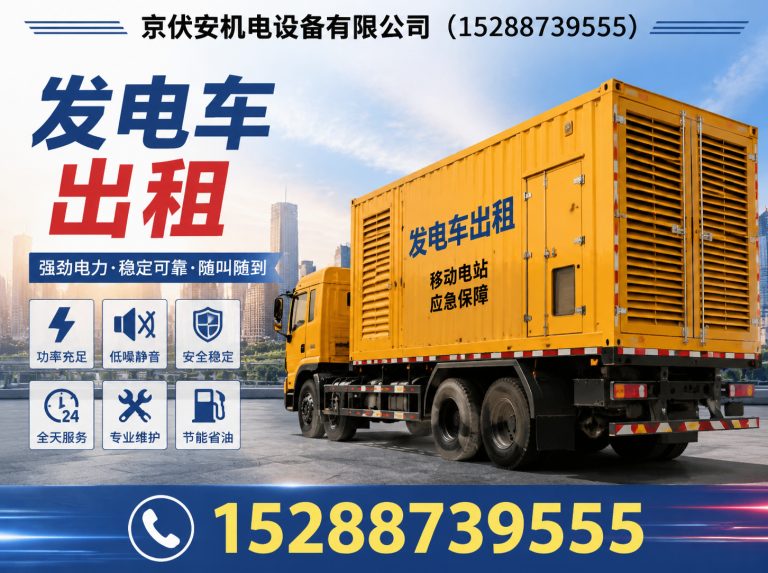澄迈发电车出租展示图